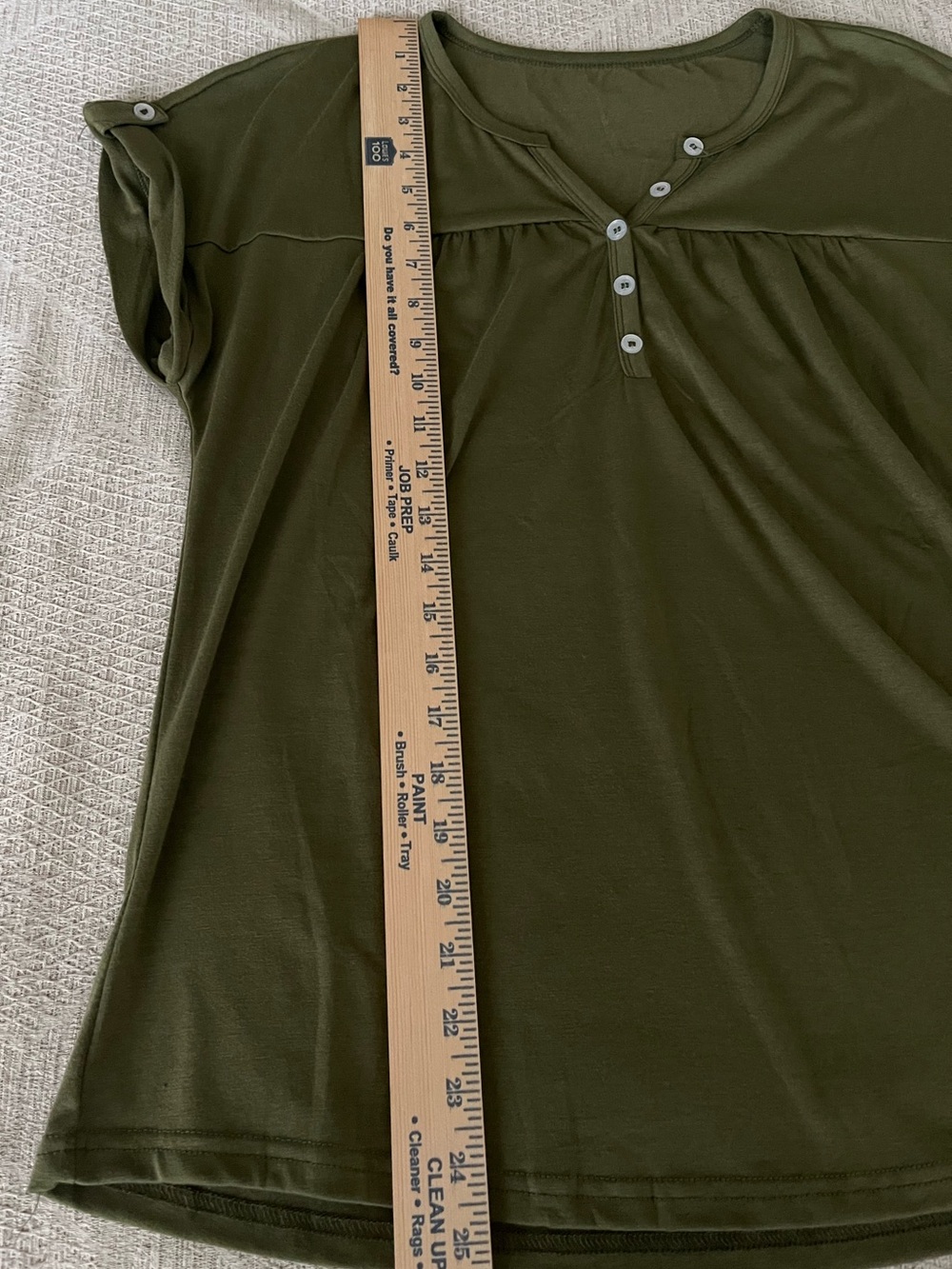 Women’s Olive Green T Shirt - Picture 7 of 7